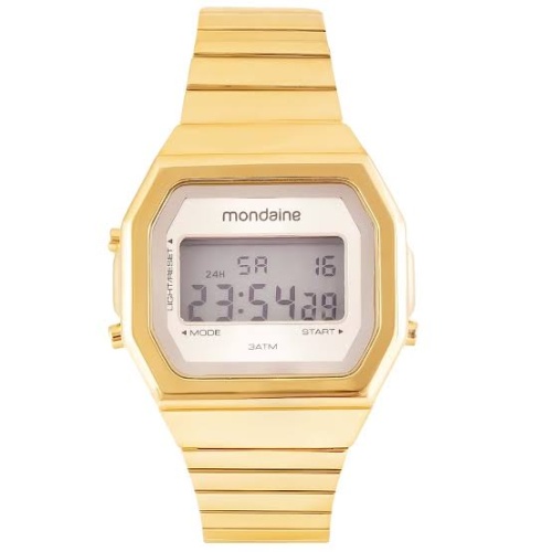 Relgio Mondaine Digital 32220LPMVDE1 Dourado